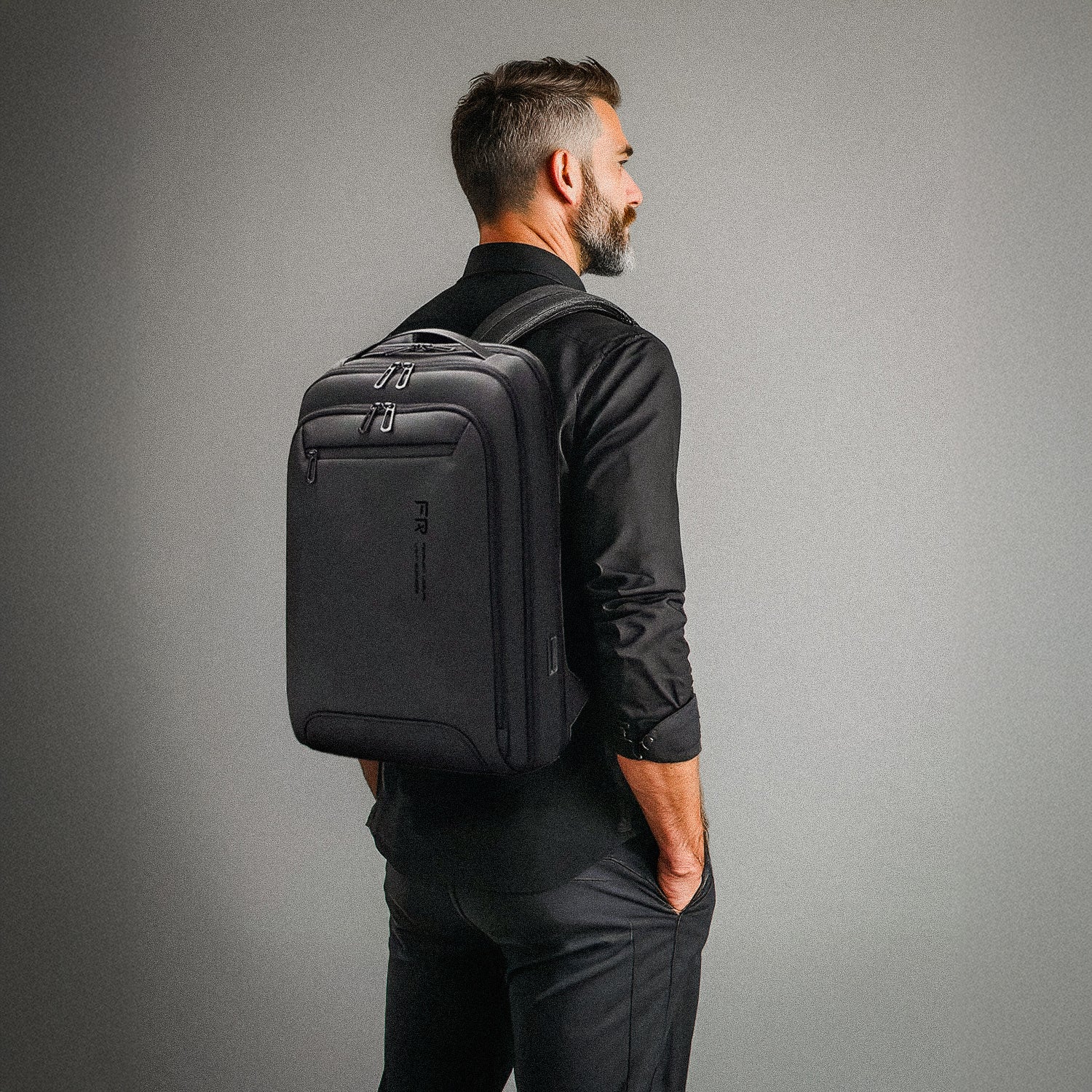 Mochila Casual Fenruien Slim para Notebook 15.6