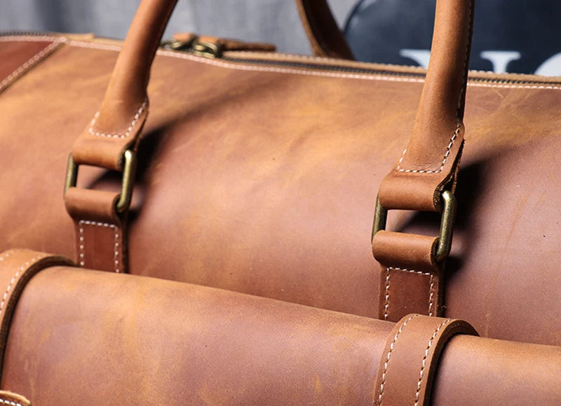 Mala Bolsa de Couro Legítimo Hephaestus Atlas