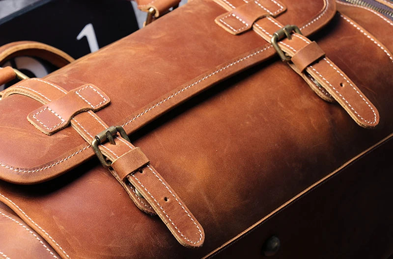 Mala Bolsa de Couro Legítimo Hephaestus Atlas