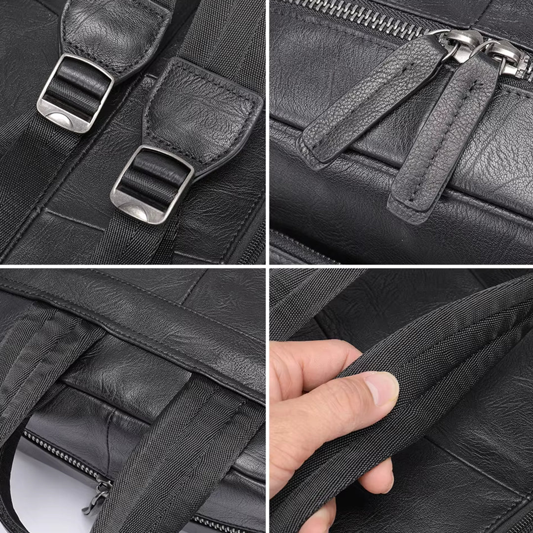Mochila Executiva de Couro Legítimo Hephaestus