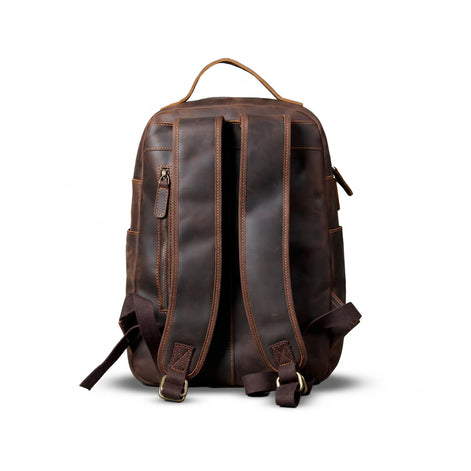 Mochila Executiva em Couro Legítimo para Notebook 15.6