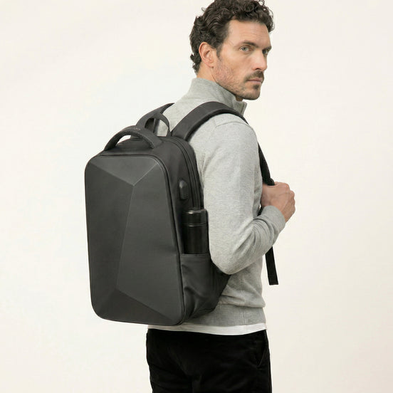 Mochila AntiFurto Impermeável Porta USB Expansível 20L a 35L