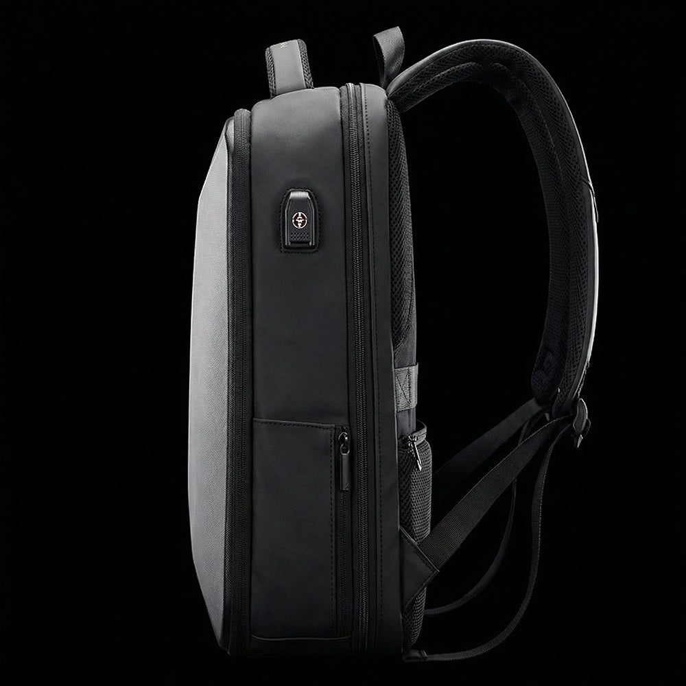 Mochila AntiFurto Impermeável Porta USB Expansível 20L a 35L