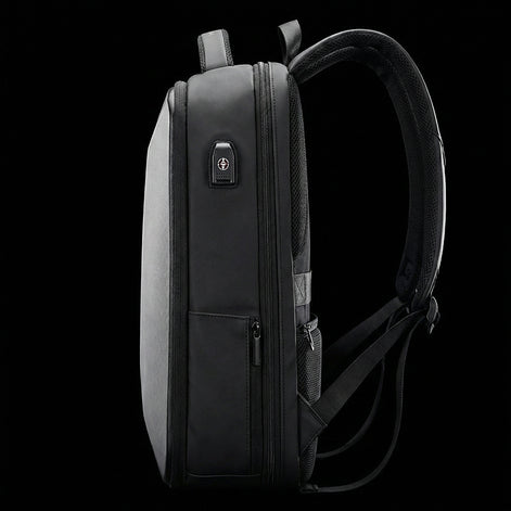 Mochila AntiFurto Impermeável Porta USB Expansível 20L a 35L