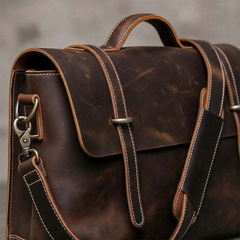 Maleta de Couro Legítimo Executiva Hephaestus