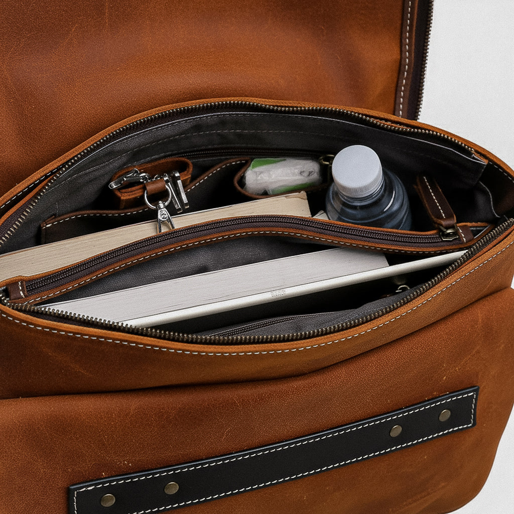 Maleta de Couro Legítimo Executiva Hephaestus