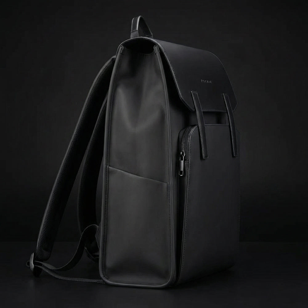 Mochila de Couro Impermeável com 15,6 polegadas