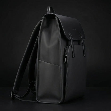 Mochila de Couro Impermeável com 15,6 polegadas