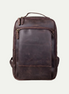 Mochila de Couro Legítimo Masculina para Notebook Vintage