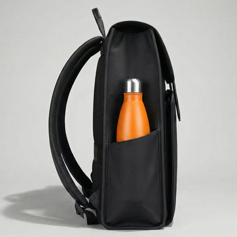 Mochila de Couro Impermeável com 15,6 polegadas