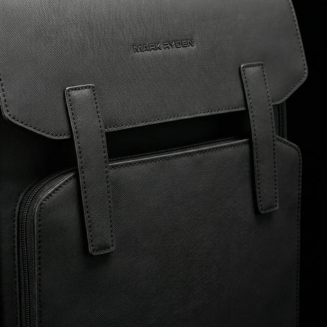 Mochila de Couro Impermeável com 15,6 polegadas