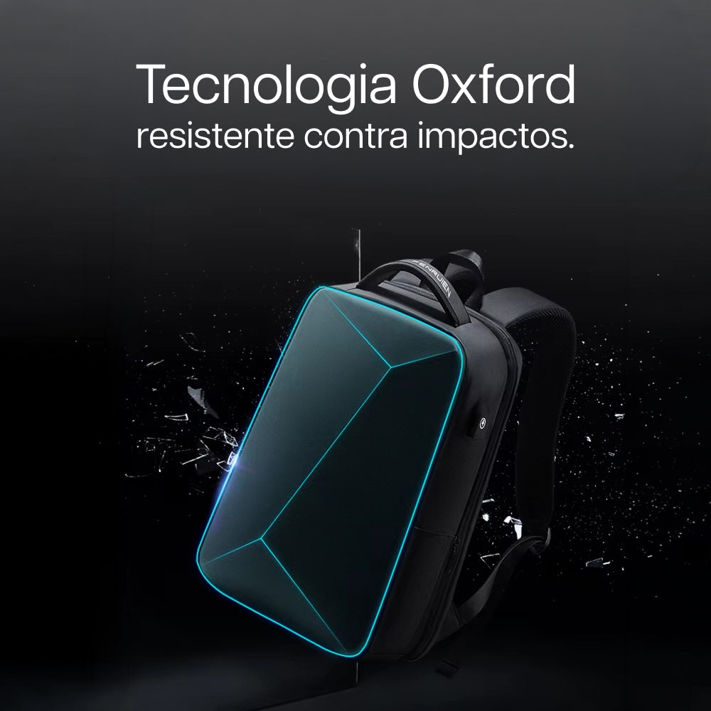 Mochila AntiFurto Impermeável Porta USB Expansível 20L a 35L