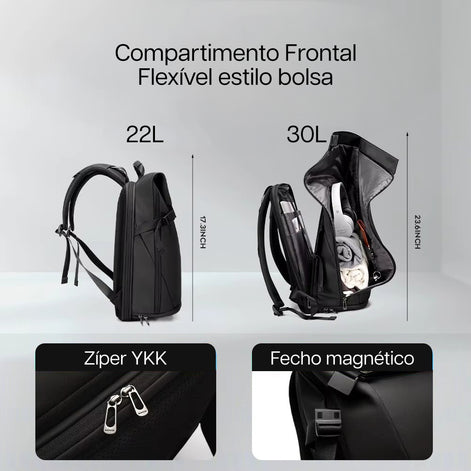 Mochila AntiFurto Multifuncional para Notebook 15.6 e Porta Calçados