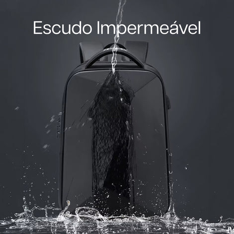 Mochila AntiFurto Impermeável Porta USB Expansível 20L a 35L