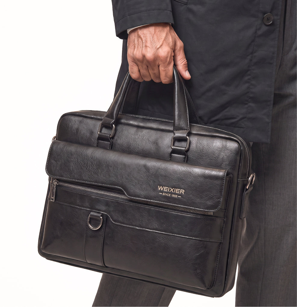 Maleta Empresarial Masculina em Couro