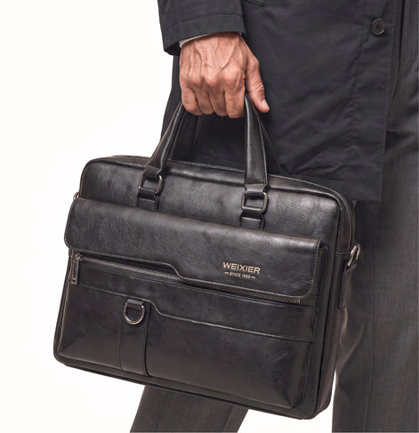 Maleta Empresarial Masculina em Couro