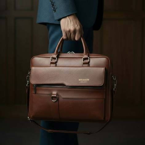 Maleta Empresarial de Couro Hephaestus