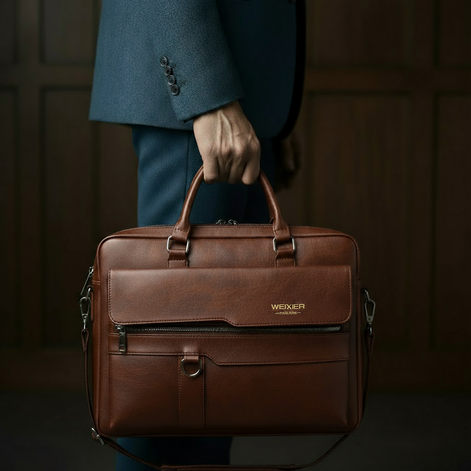 Maleta Empresarial de Couro Hephaestus