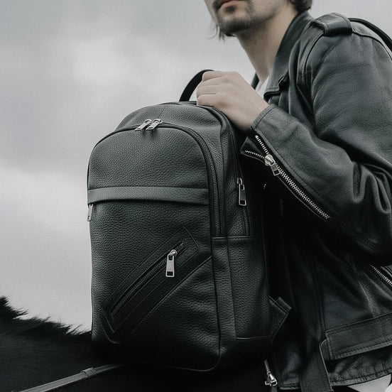 Mochila Executiva de Couro Legítimo Hephaestus