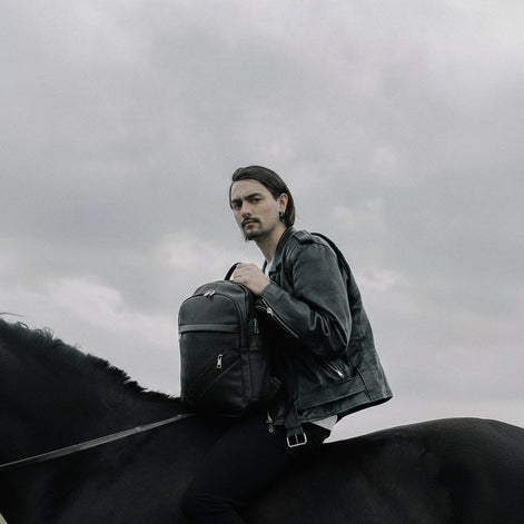 Mochila Executiva de Couro Legítimo Hephaestus