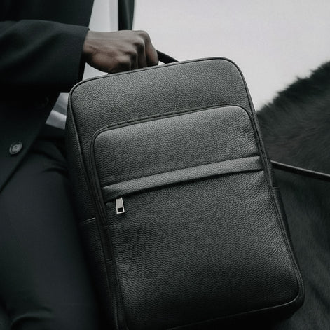 Mochila Executiva de Couro Legítimo para Notebook 15.6 Hephaestus