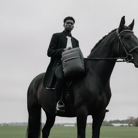 Mochila Executiva de Couro Legítimo para Notebook 15.6 Hephaestus