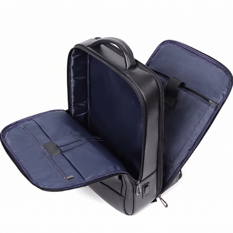Mochila de Couro Legítimo Masculina Grande 55 Litros