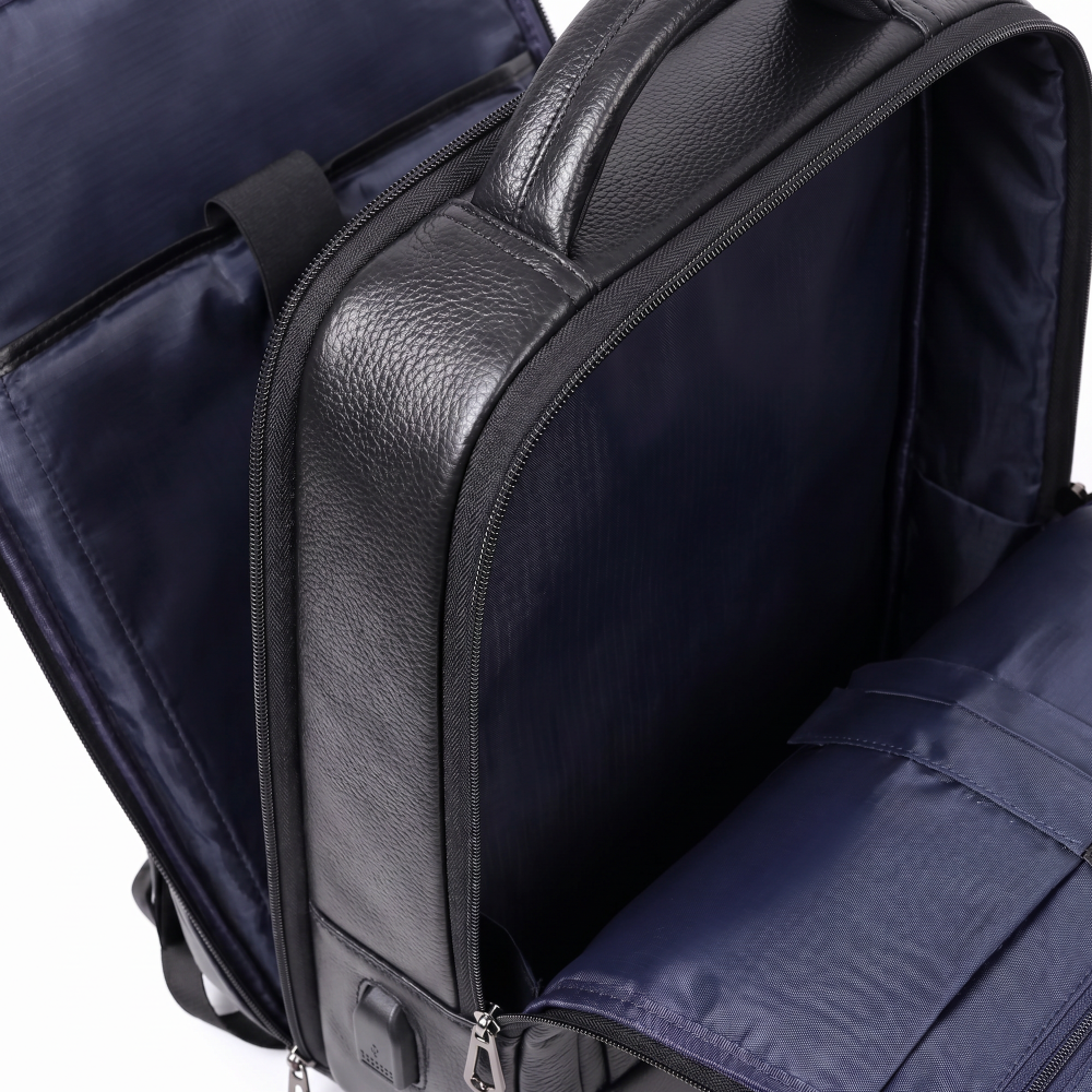Mochila de Couro Legítimo Masculina Grande 55 Litros