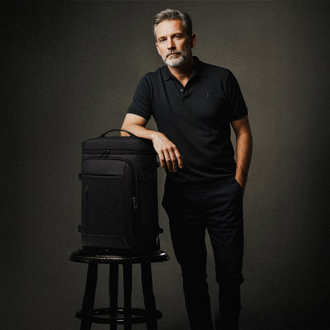 Mochila de Viagem Impermeável Expansível 20L - 35L Fenruien