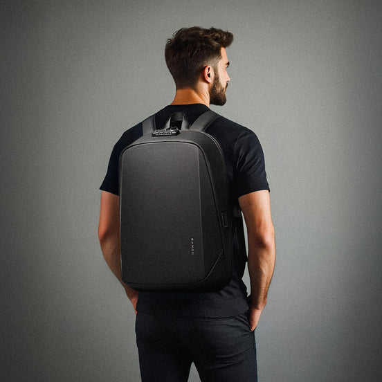 Mochila Antifurto Impermeável com Senha e Porta USB