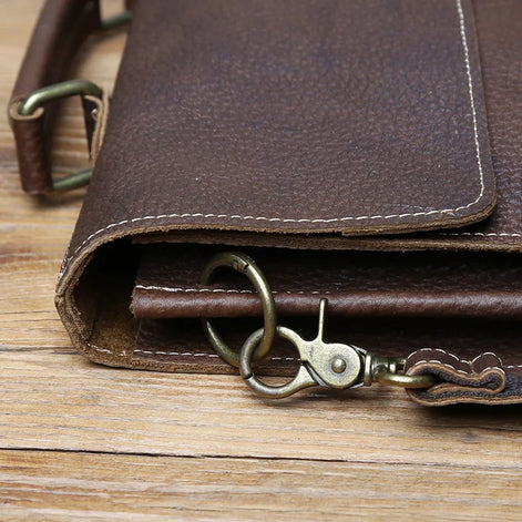 Maleta Executiva Empresarial Couro Legítimo Hephaestus Hermes