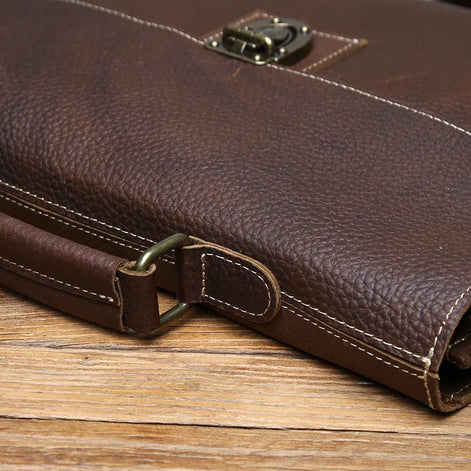 Maleta Executiva Empresarial Couro Legítimo Hephaestus Hermes