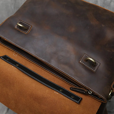 Maleta de Couro Legítimo Executiva Hephaestus