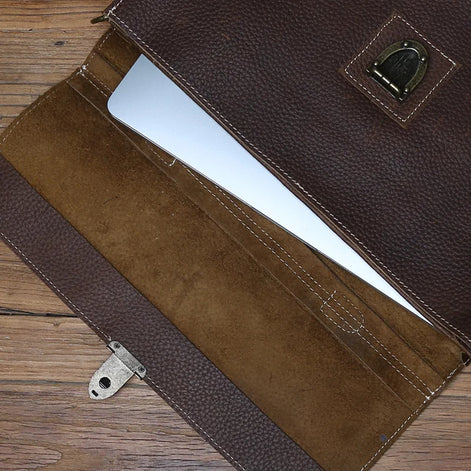 Maleta Executiva Empresarial Couro Legítimo Hephaestus Hermes