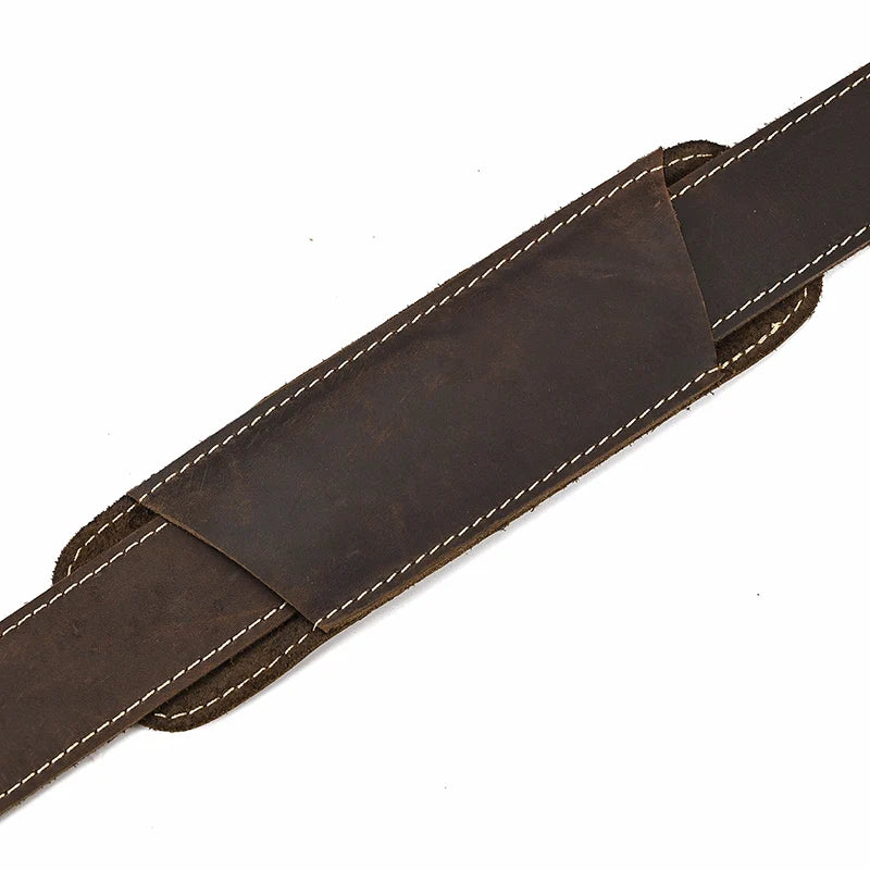 Mala Executiva de Couro Legítimo 35L Marrom Claro Hephaestus