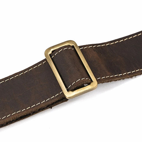 Mala Executiva de Couro Legítimo 35L Marrom Claro Hephaestus