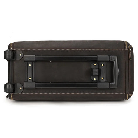 Mala de Viagem de Couro Legítimo Marrom Hephaestus Titan