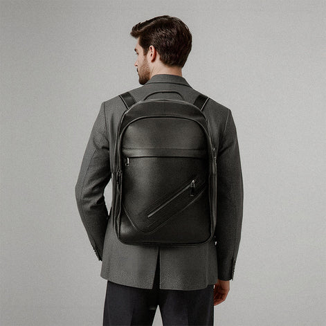 Mochila Executiva de Couro Legítimo Hephaestus