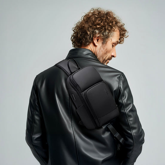 Bolsa de Ombro Masculina Impermeável Grande Fenruien