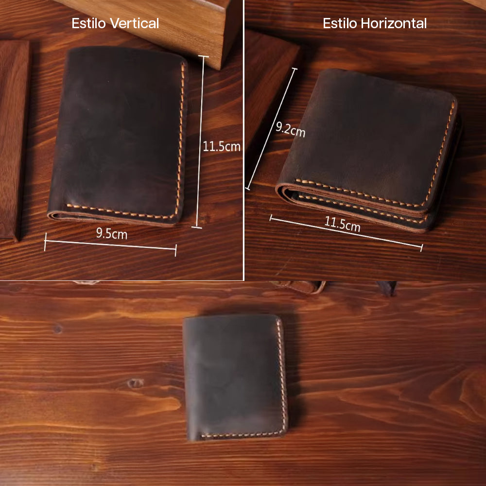 Carteira de Couro Masculina Hephaestus