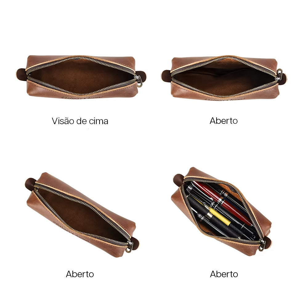 Estojo de Couro Hephaestus Personalizado