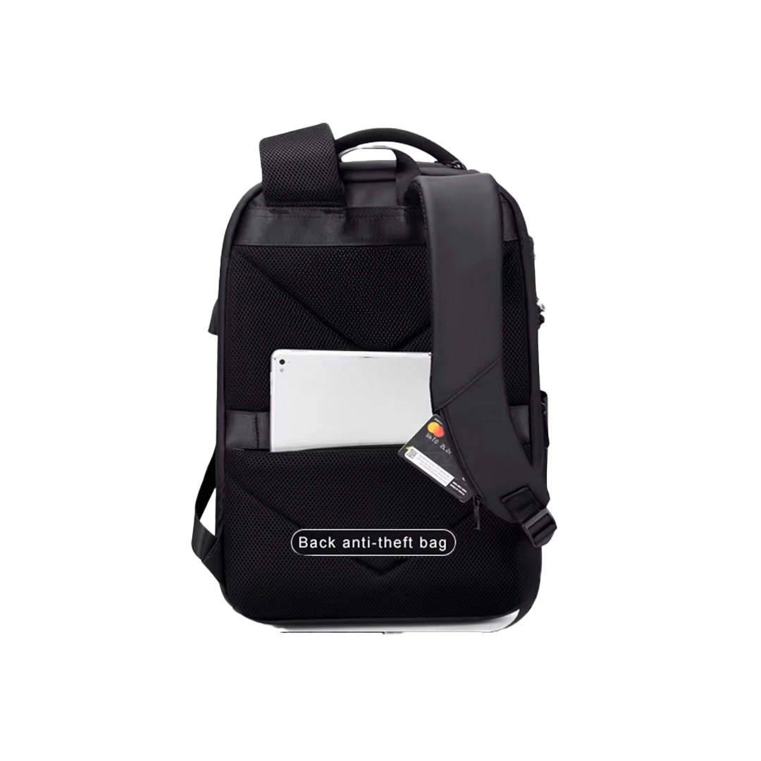 Mochila Antifurto Impermeável Porta USB Expansível 30L