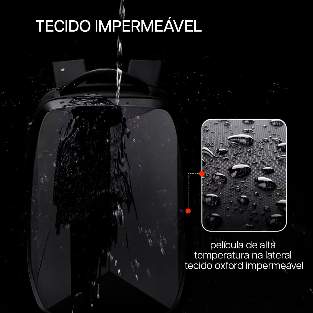 Mochila Antifurto Impermeável Porta USB Expansível 30L