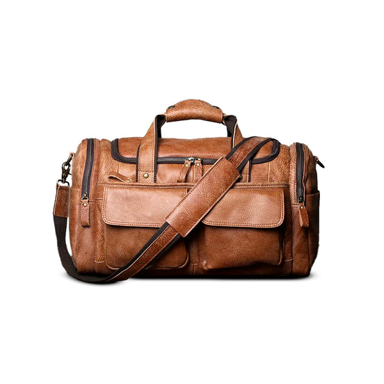 Mala de Viagem de Couro Legítimo Hephaestus