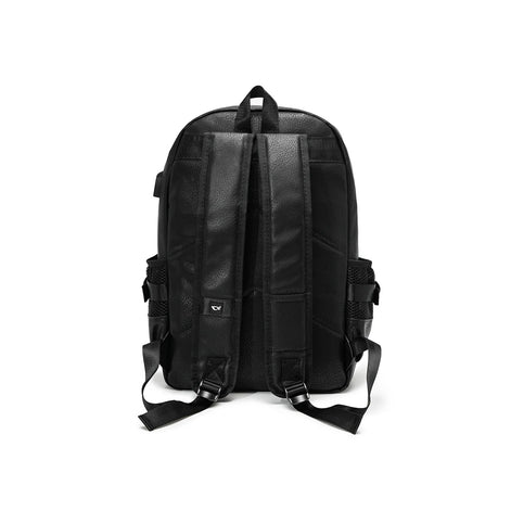 Mochila Executiva Masculina de Couro Preto