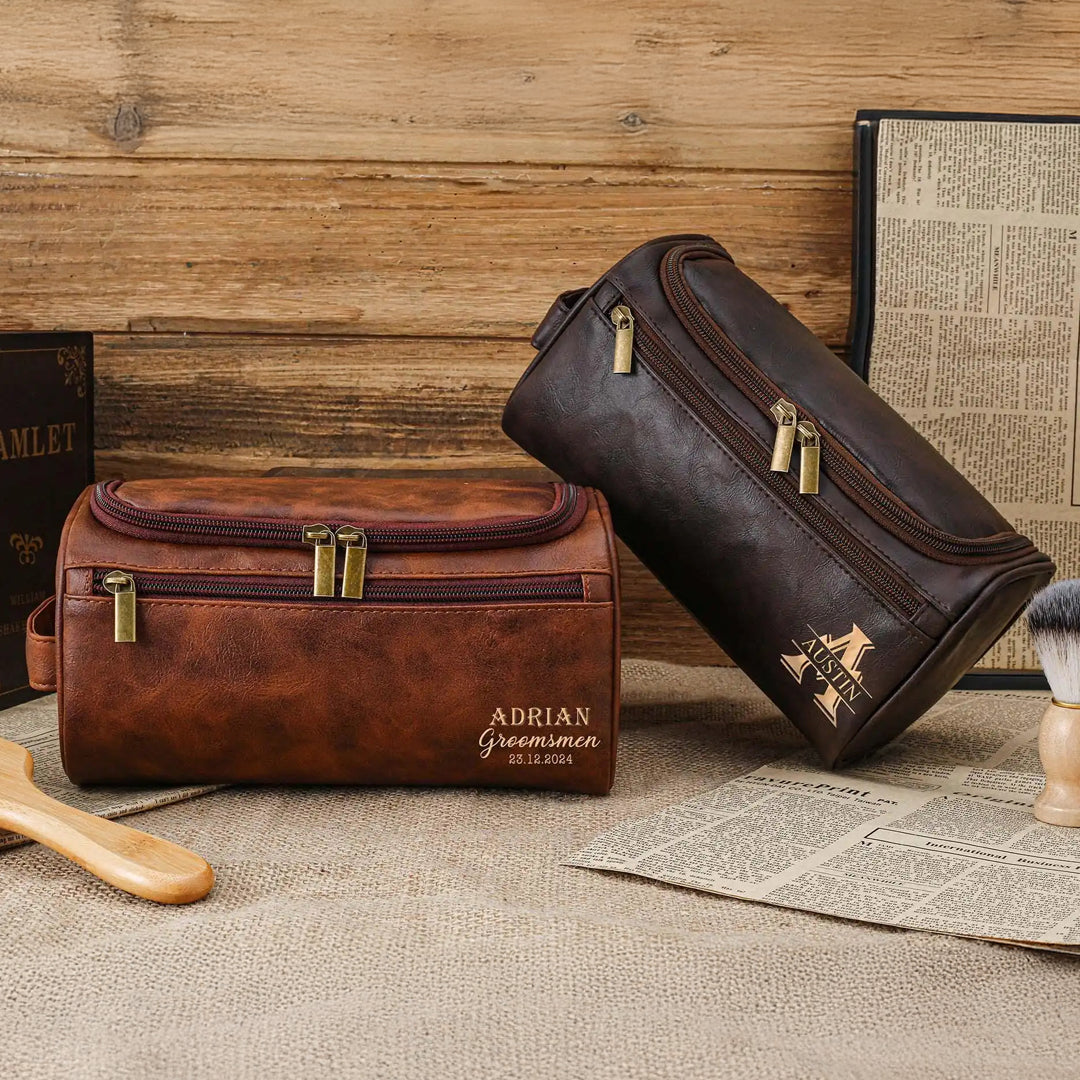 Necessaire Personalizada de Couro