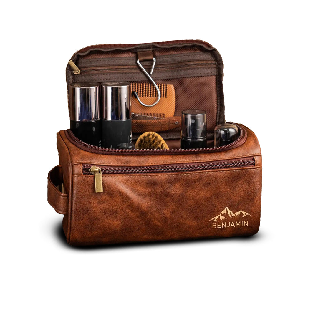 Necessaire Personalizada de Couro