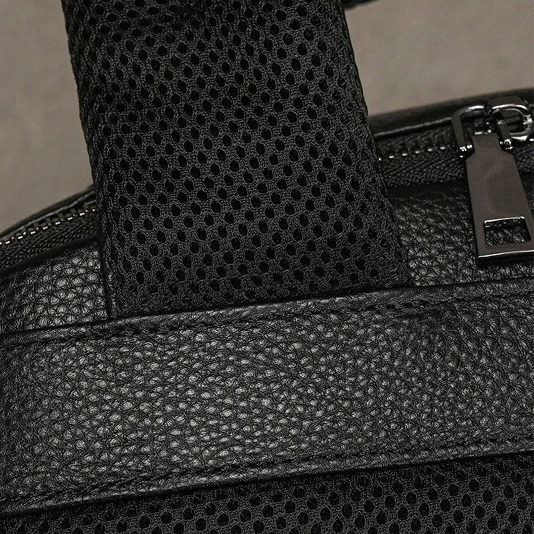 Mochila Executiva de Couro Legítimo para Notebook 15.6 Hephaestus