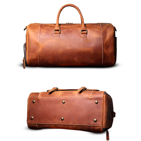 Mala Bolsa de Couro Legítimo Hephaestus Atlas