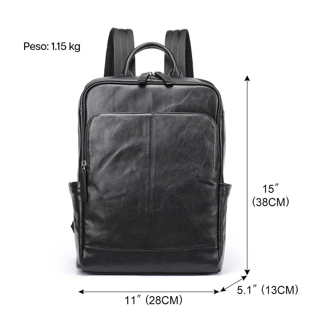 Mochila Executiva de Couro Legítimo Hephaestus